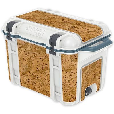 MightySkins (Cooler Not Included) Skin Compatible with OtterBox Venture 45 qt Cooler - Cork | Protective, Durable, and Unique Vinyl Decal wrap Cover | Easy to Apply | Made in The USA