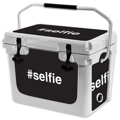 MightySkins (Cooler Not Included) Skin Compatible with RTIC 20 Cooler (2017 Model) - Selfie 2 | Protective, Durable, and Unique Vinyl Decal wrap Cover | Easy to Apply | Made in The USA