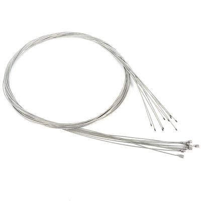 Shift Cable, 10 Pcs Silver Steel 2m Length Replaceable Cycling Shifter Cable Set