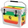 MightySkins (Cooler Not Included) Skin Compatible with RTIC 20 Cooler (2017 Model) - Rasta Lion | Protective, Durable, and Unique Vinyl Decal wrap Cover | Easy to Apply | Made in The USA view 1