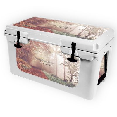 MightySkins (Cooler Not Included) Skin Compatible with RTIC 45 Cooler (2017 Model) - Happens for A Reason | Protective, Durable, and Unique Vinyl wrap Cover | Easy to Apply | Made in The USA