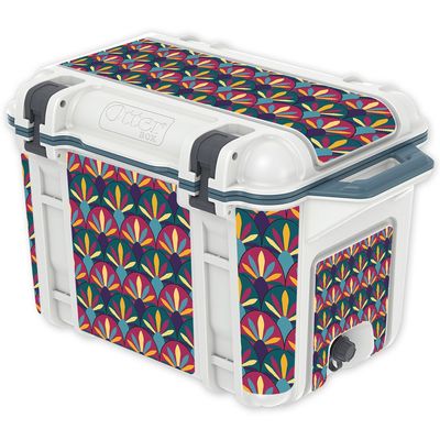 MightySkins (Cooler Not Included) Skin Compatible with OtterBox Venture 45 qt Cooler - Bold Tile | Protective, Durable, and Unique Vinyl Decal wrap Cover | Easy to Apply | Made in The USA