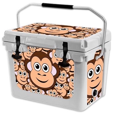 MightySkins (Cooler Not Included) Skin Compatible with RTIC 20 Cooler (2017 Model) - Monkey | Protective, Durable, and Unique Vinyl Decal wrap Cover | Easy to Apply | Made in The USA