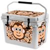MightySkins (Cooler Not Included) Skin Compatible with RTIC 20 Cooler (2017 Model) - Monkey | Protective, Durable, and Unique Vinyl Decal wrap Cover | Easy to Apply | Made in The USA view 1