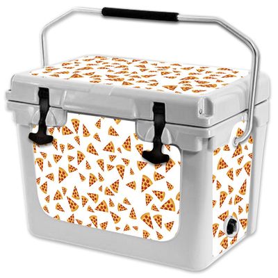 MightySkins (Cooler Not Included) Skin Compatible with RTIC 20 Cooler (2017 Model) - Body by Pizza | Protective, Durable, and Unique Vinyl Decal wrap Cover | Easy to Apply | Made in The USA