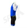 Sparx Mens Elite Aerosuit Triathlon Suit Mens Short Sleeve Tri Suit Skinsuit (2XL) Blue view 3