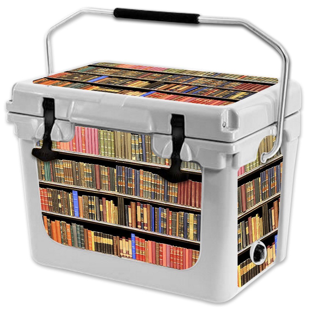 MightySkins (Cooler Not Included) Skin Compatible with RTIC 20 Cooler (2017 Model) - Books | Protective, Durable, and Unique Vinyl Decal wrap Cover | Easy to Apply | Made in The USA
