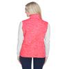 J America Ladies' Lasic Cosmic Fleece Vest L FRE CRL/ MAGENTA view 3