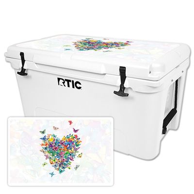 MightySkins (Cooler Not Included) Skin Compatible With RTIC 65 Cooler Lid (2016) Wildheart | Protective, Durable, and Unique Vinyl Decal wrap cover | Easy To Apply, Remove, and Change Styles | Made in the USA