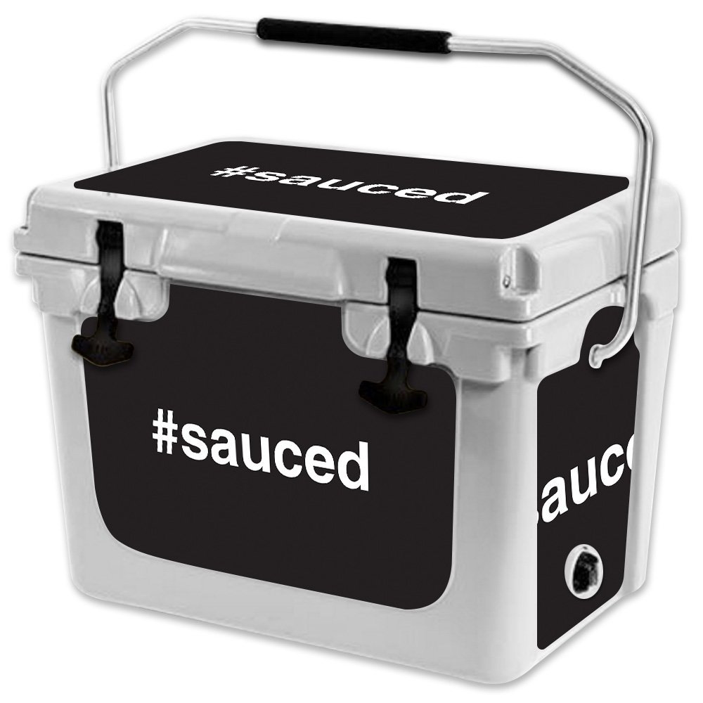 MightySkins (Cooler Not Included) Skin Compatible with RTIC 20 Cooler (2017 Model) - Sauced 2 | Protective, Durable, and Unique Vinyl Decal wrap Cover | Easy to Apply | Made in The USA