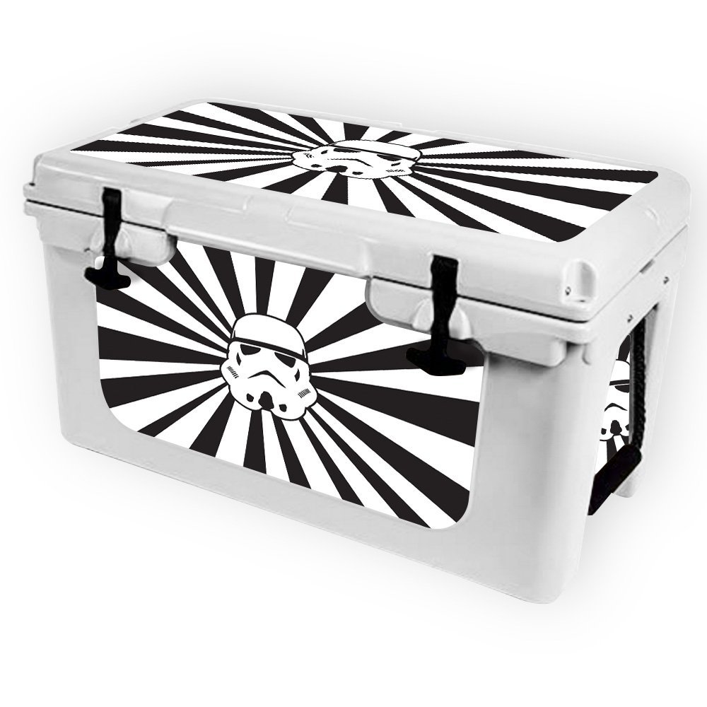 MightySkins (Cooler Not Included) Skin Compatible with RTIC 45 Cooler (2017 Model) - Star Rays | Protective, Durable, and Unique Vinyl Decal wrap Cover | Easy to Apply | Made in The USA