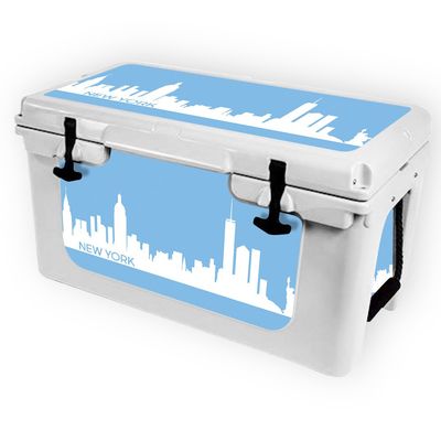 MightySkins (Cooler Not Included) Skin Compatible with RTIC 45 Cooler (2017 Model) - New York | Protective, Durable, and Unique Vinyl Decal wrap Cover | Easy to Apply | Made in The USA