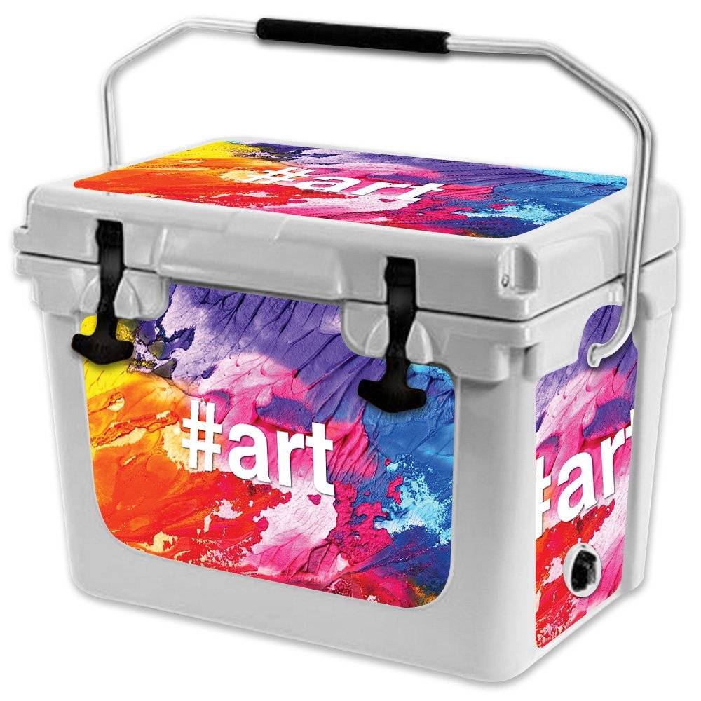 MightySkins (Cooler Not Included) Skin Compatible with RTIC 20 Cooler (2017 Model) - Art | Protective, Durable, and Unique Vinyl Decal wrap Cover | Easy to Apply | Made in The USA