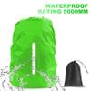 LAMA 2 Pack Waterproof Rain Cover for Backpack, Reflective Rucksack Rain Cover for Anti-Dust/Anti-Theft/Bicycling/Hiking/Camping/Traveling, M Size (for 30L-40L Backpack), 1 Pcs Black + 1 Pcs Green view 4