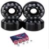 Cal 7 Skateboard Wheels and Bearings | 52mm 100A Wheel Set Combo (BoneSkull) view 1