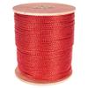 West Coast Paracord Twisted 3 Strand Polypropylene Rope (Red, 1/4 Inch, 300 Feet) - Waterproof and Floats in Water view 1