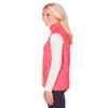 J America Ladies' Lasic Cosmic Fleece Vest M FRE CRL/ MAGENTA view 2