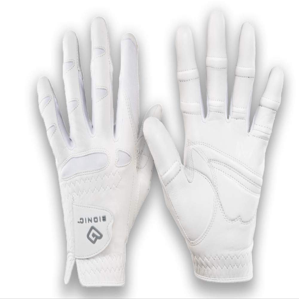 Women's Bionic StableGrip with Natural Fit Golf Glove - 2 Pack Bundle (2 Gloves) (Small, Worn on RH)