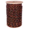 West Coast Paracord Twisted 3 Strand Polypropylene Rope (Black and Orange, 3/4 Inch, 500 Feet) - Waterproof and Floats in Water view 1
