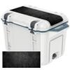MightySkins (Cooler Not Included) Skin Compatible with OtterBox Venture 45 qt Cooler Lid - Black Leather | Protective, Durable, and Unique Vinyl wrap Cover | Easy to Apply | Made in The USA view 1