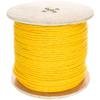West Coast Paracord Twisted 3 Strand Polypropylene Rope (Yellow, 3/4 Inch, 250 Feet) - Waterproof and Floats in Water view 1