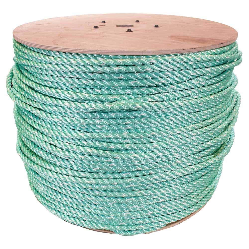 West Coast Paracord Twisted 3 Strand Polypropylene Rope (Cobalt Blue, 1/4 Inch, 300 Feet) - Waterproof and Floats in Water