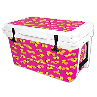 MightySkins Skin Compatible with RTIC 45 qt Cooler (2016) Make Lemonade | Protective, Durable, and Unique Vinyl Decal wrap Cover | Easy to Apply, Remove, and Change Styles | Made in The USA