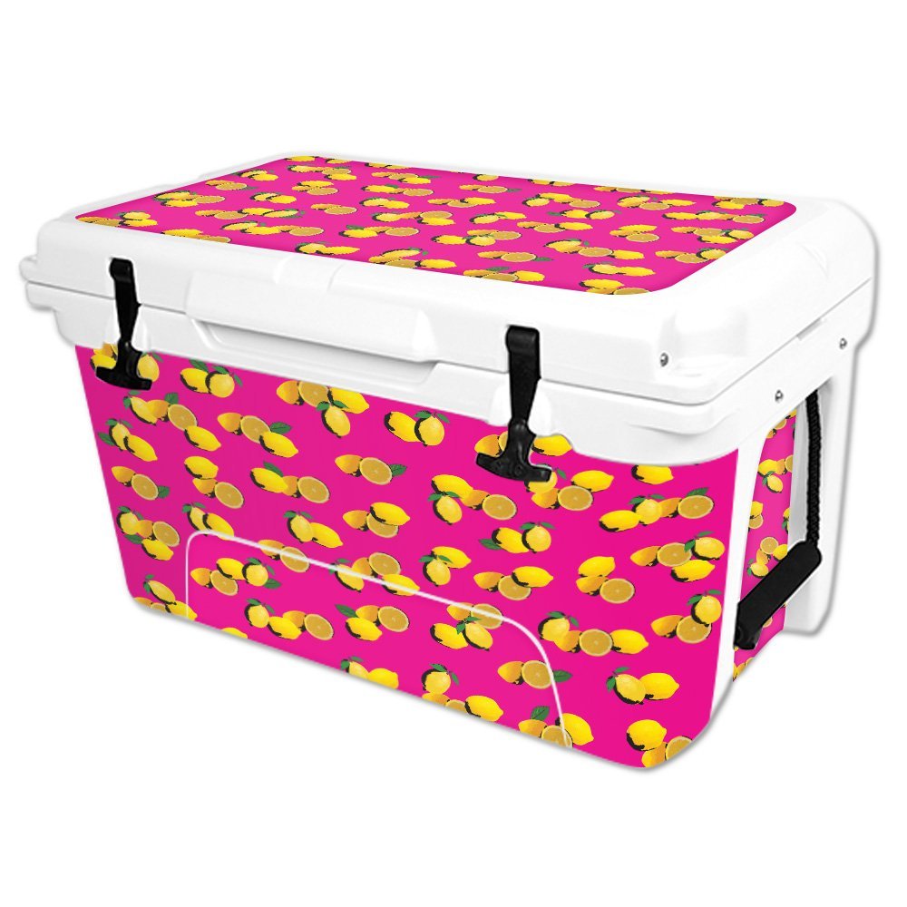 MightySkins Skin Compatible with RTIC 45 qt Cooler (2016) Make Lemonade | Protective, Durable, and Unique Vinyl Decal wrap Cover | Easy to Apply, Remove, and Change Styles | Made in The USA