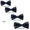 Classic Gift Wedding Tuxedo Suits Satin Bow Ties from Boy Baby Toddler to Adult (Medium (5-14 Years Old), Navy) view 3