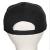 Classic Baseball Hat Custom A to Z Initial Team Letter, Black Cap White Black Letter P view 4