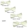 Classic Gift Wedding Tuxedo Suits Satin Bow Ties from Boy Baby Toddler to Adult (Medium (5-14 Years Old), Ivory) view 3