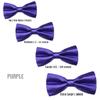 Classic Gift Wedding Tuxedo Suits Satin Bow Ties from Boy Baby Toddler to Adult (EX-Large (Adult), Purple) view 3