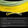 ANGLER DREAM Gold Fly Line 90FT Weight Forward Floating 8WT Fly Fishing Line view 3