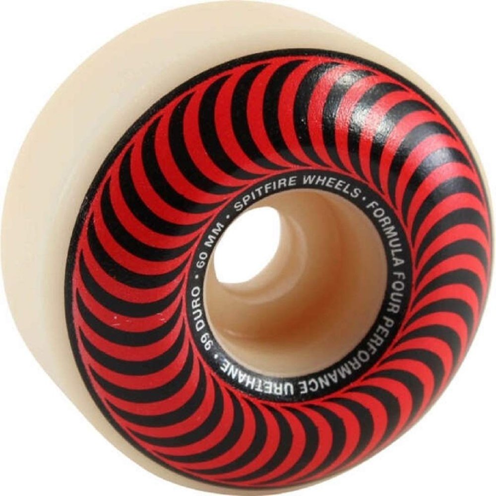 Spitfire Formula 4 Classic 99a Wheels, Red/Bronze, 60mm