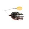 War Eagle Custom Lures Night Time Painted Head Single Colorado Spinnerbait Black Red Skirt 1/2 oz. view 1