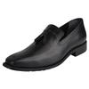 LIBERTYZENO Genuine Leather Adult Tassel Loafer Slip On Dress Shoes for Prom Graduation 858 Black 10 Mens view 1
