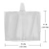Rain Ponchos for Adults, 10 Packwith Hood Emergency Rain Ponchos Family Pack,Fit Men and Women, Perfect for Disneyland,Clear view 3