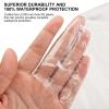 Rain Ponchos for Adults, 10 Packwith Hood Emergency Rain Ponchos Family Pack,Fit Men and Women, Perfect for Disneyland,Clear view 4