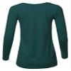 A2Y Basic Solid Soft Cotton Long Sleeve V-Neck Top T-Shirt, Yawtel0001 Hunter Green, Small view 3
