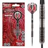 Shot Darts Steel Tip, Warrior Hautoa (22g/24g/26g), 80% Tungsten, Center Balanced with Secure Grips, Handcrafted Professional Dart Set and Flights Made in New Zealand, Metal Tip Bar Darts for Adults view 1