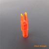 Arrow Nocks 0.246 inch Inside Diameter Inserts 6.20mm 60 Pack for Archery Standard Size(0.244" to 0.246") Arrows (Clear Orange) view 3