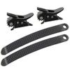UP100 1 Sets Snowboard Binding Parts 2 Ratchet Buckles and 2 Straps for Snowboard Strap-in System view 1