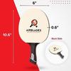 Professional Ping Pong Paddle with Hard Carry Case | Pro Table Tennis Racket | Table Tennis Paddle with Ergonomic Handle | 5 Blades of Wood with Premium Rubber and Sponge by AirBlades view 3