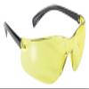 Pacific Coast Sunglasses Spoilensr Yellow Lens (5012) Rectangular Sunglasses, Black, Adult view 1