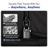 SURE LOCK TSA Approved Combination Luggage Locks with Open Alert Indicator  Durable Zinc Alloy Cable Travel Locks with Large Easy-Read Dials for Suitcases, Backpacks & Gym Bags Four Colour view 3