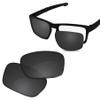 Glintbay 100% Precise-Fit Replacement Sunglass Lenses for Oakley Sliver F OO9246 - Polarized Advanced Black view 1