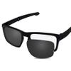 Glintbay 100% Precise-Fit Replacement Sunglass Lenses for Oakley Sliver F OO9246 - Polarized Advanced Black view 3
