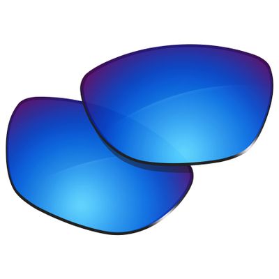 Glintbay 100% Precise-Fit Replacement Sunglass Lenses for Oakley Jupiter Carbon OO9220 - Polarized Ice Blue Mirror