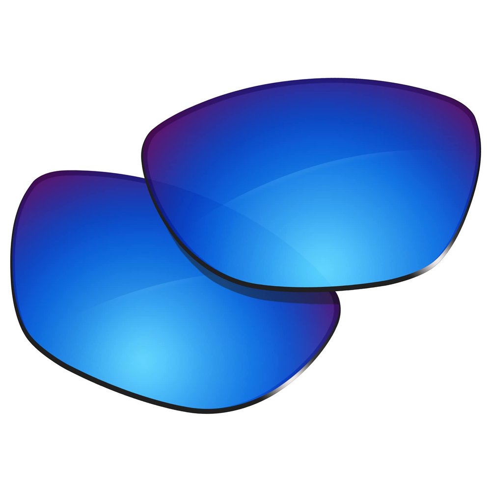 Glintbay 100% Precise-Fit Replacement Sunglass Lenses for Oakley Jupiter Carbon OO9220 - Polarized Ice Blue Mirror