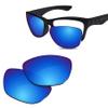 Glintbay 100% Precise-Fit Replacement Sunglass Lenses for Oakley Jupiter Carbon OO9220 - Polarized Ice Blue Mirror view 2